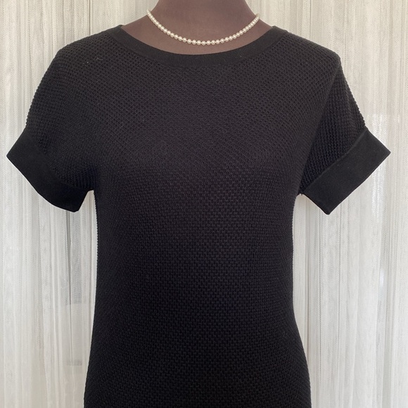 Marc O’Polo pointe knit black dress! Classic and stylish, tiered ruffle! Size 36 - Picture 4 of 17